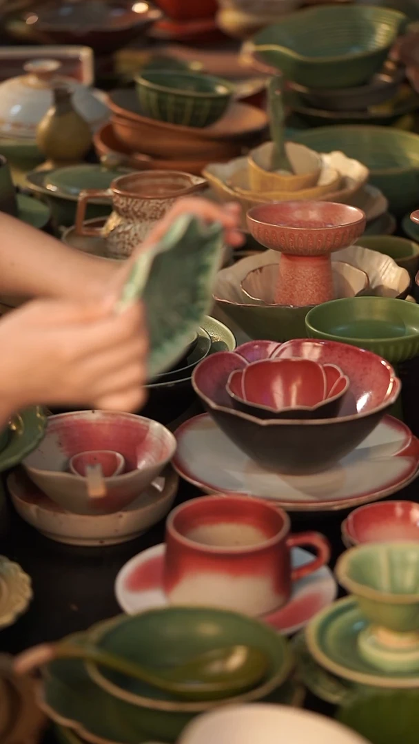 摆件陶景德镇高温单色釉@@CKD009