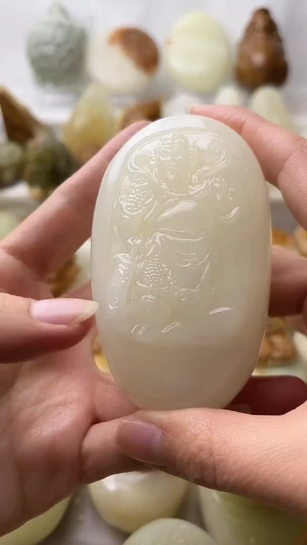 石材古青石棉纹正常不退换关公