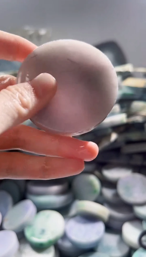 翡翠散珠缅甸翡翠A货柠20