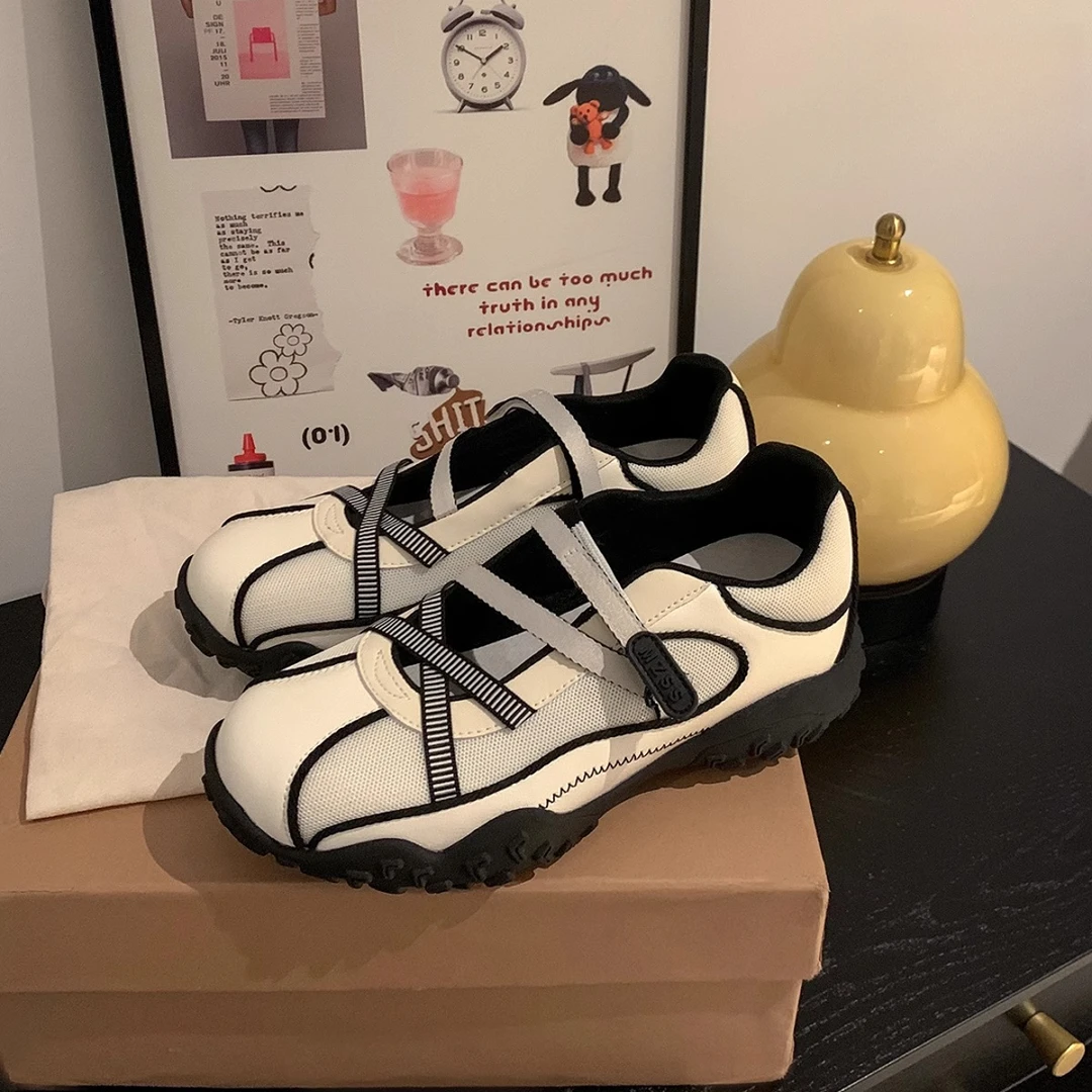 薄荷海～夏季淡颜系芭蕾风户外德训鞋时尚舒适百搭休闲鞋洋气单鞋