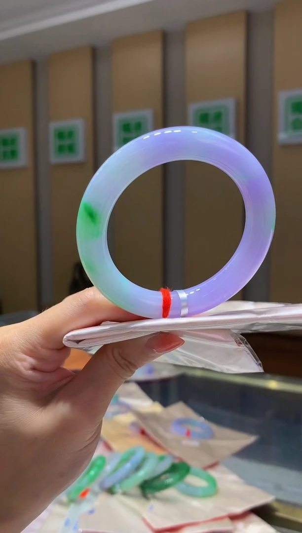 未镶嵌手镯翡翠-C24 圈口55.2