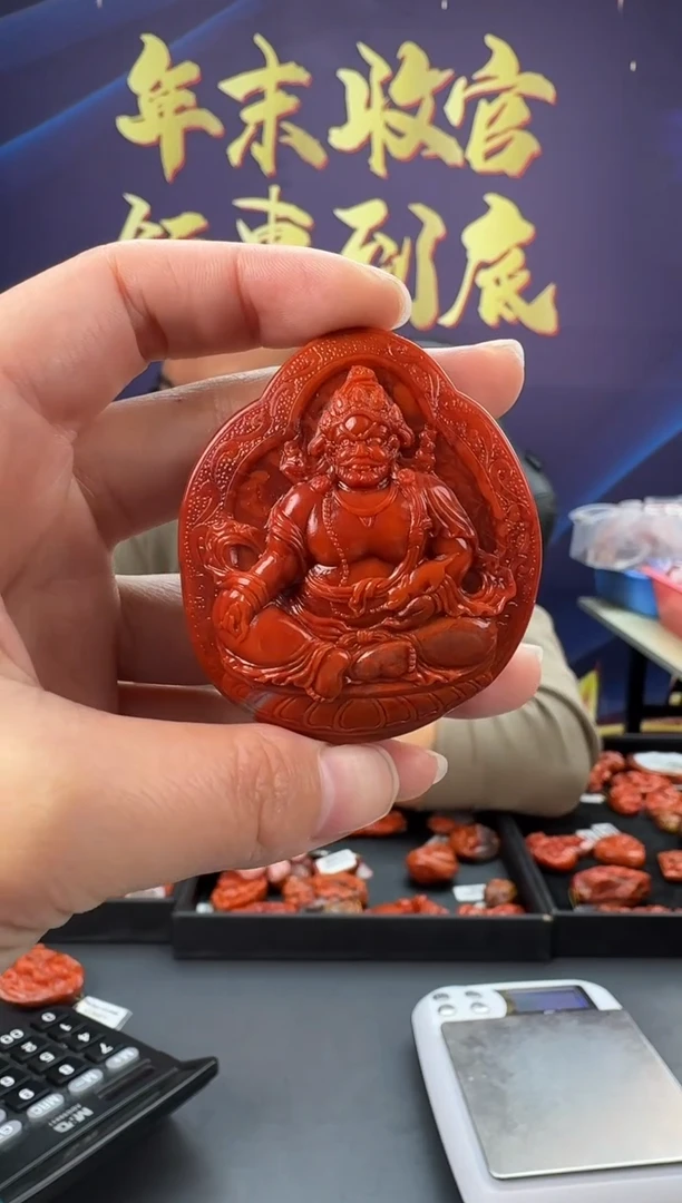 【闪购商品】南红玛瑙雕刻未镶嵌122ZB0118产品一个