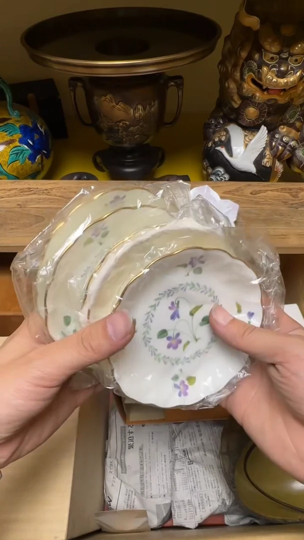 琉璃手工艺品瓷器  瓷片   