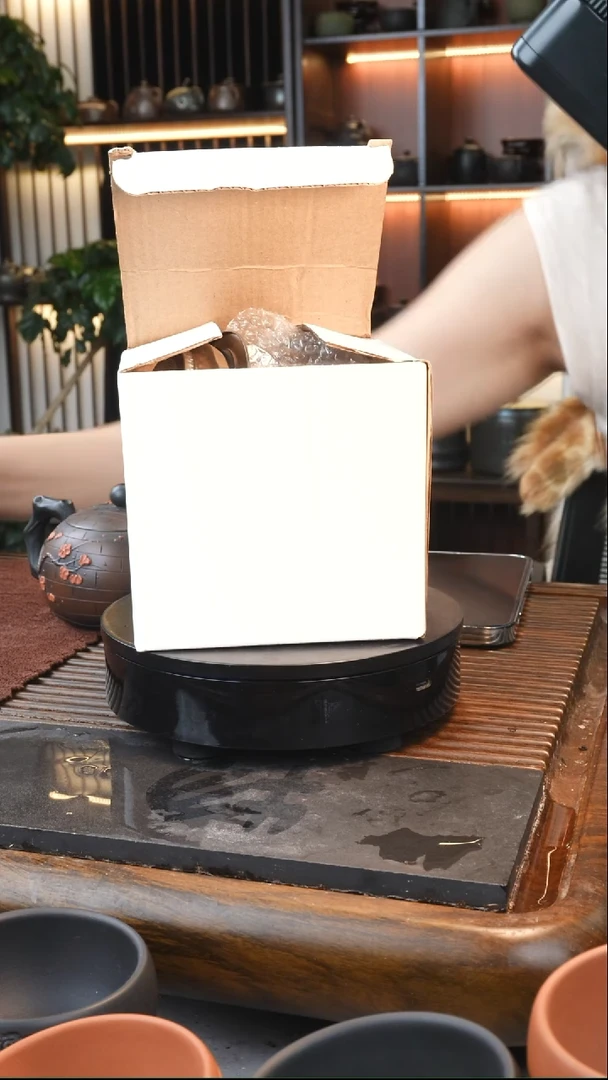 建水紫陶玻璃公道杯1