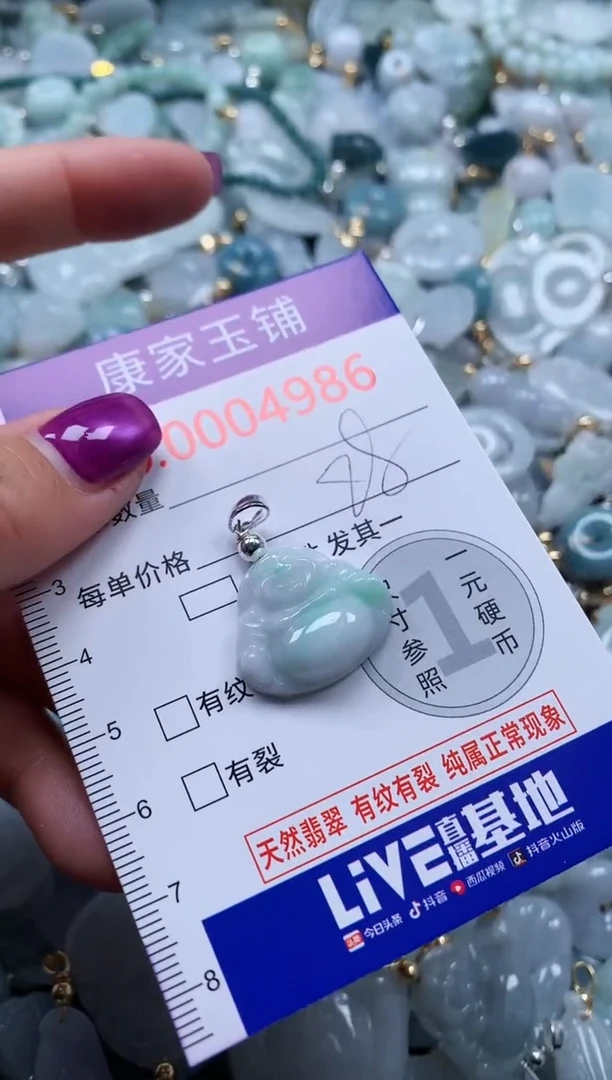 颈饰未镶嵌翡翠4986