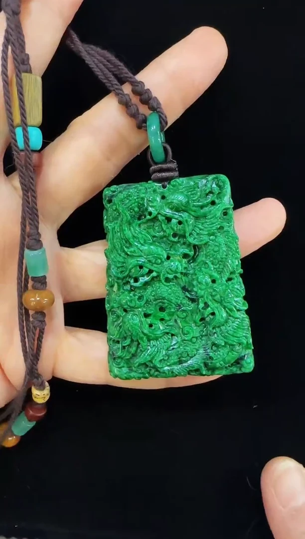 颈饰未镶嵌翡翠国风