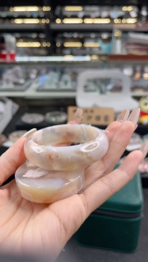 未镶嵌手镯石英质玉54圈口 （赠品镯心）1567113