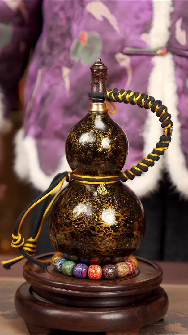 【闪购商品】127易林高端工艺大漆酒葫芦--268