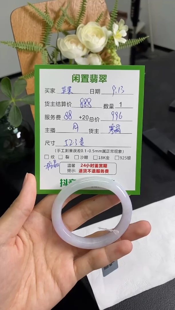 未镶嵌手镯翡翠苹**吧手镯