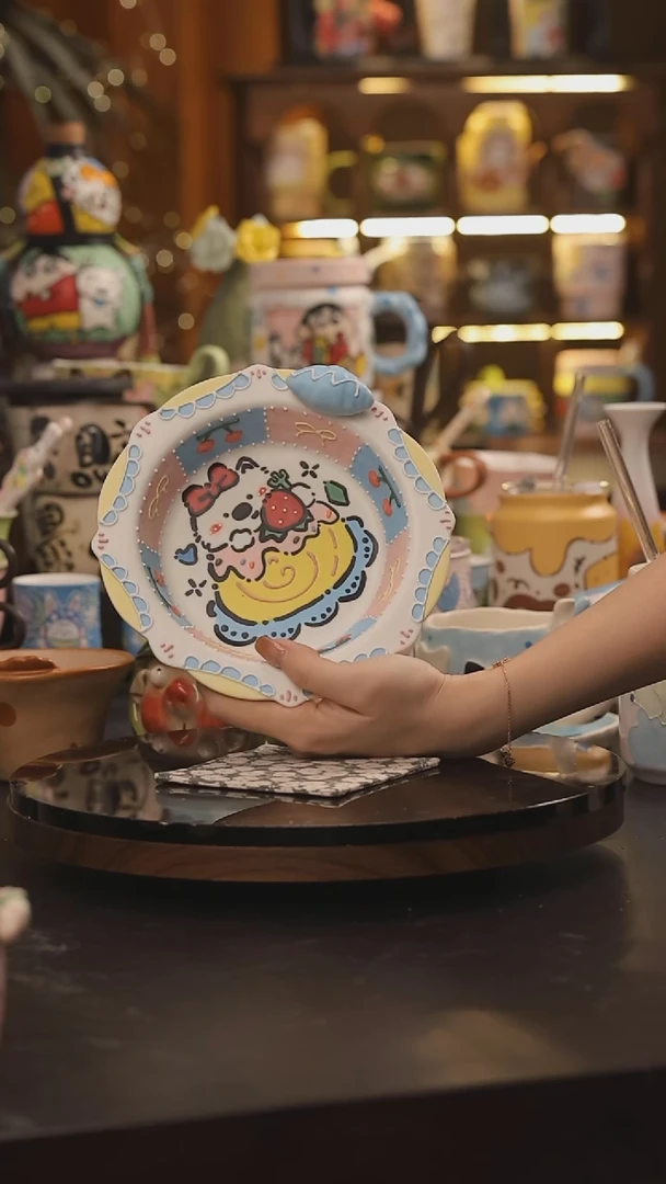 景德镇釉下彩绘设计师款式陶瓷