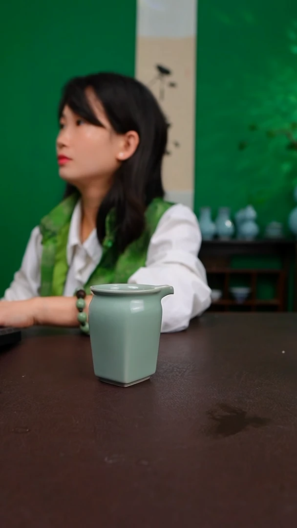 仿古四方公道杯不完美 不开片 简装