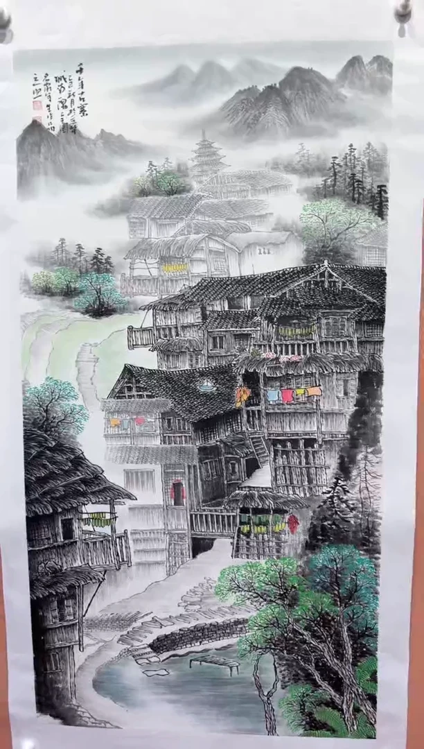 国画师立照老师国画作品