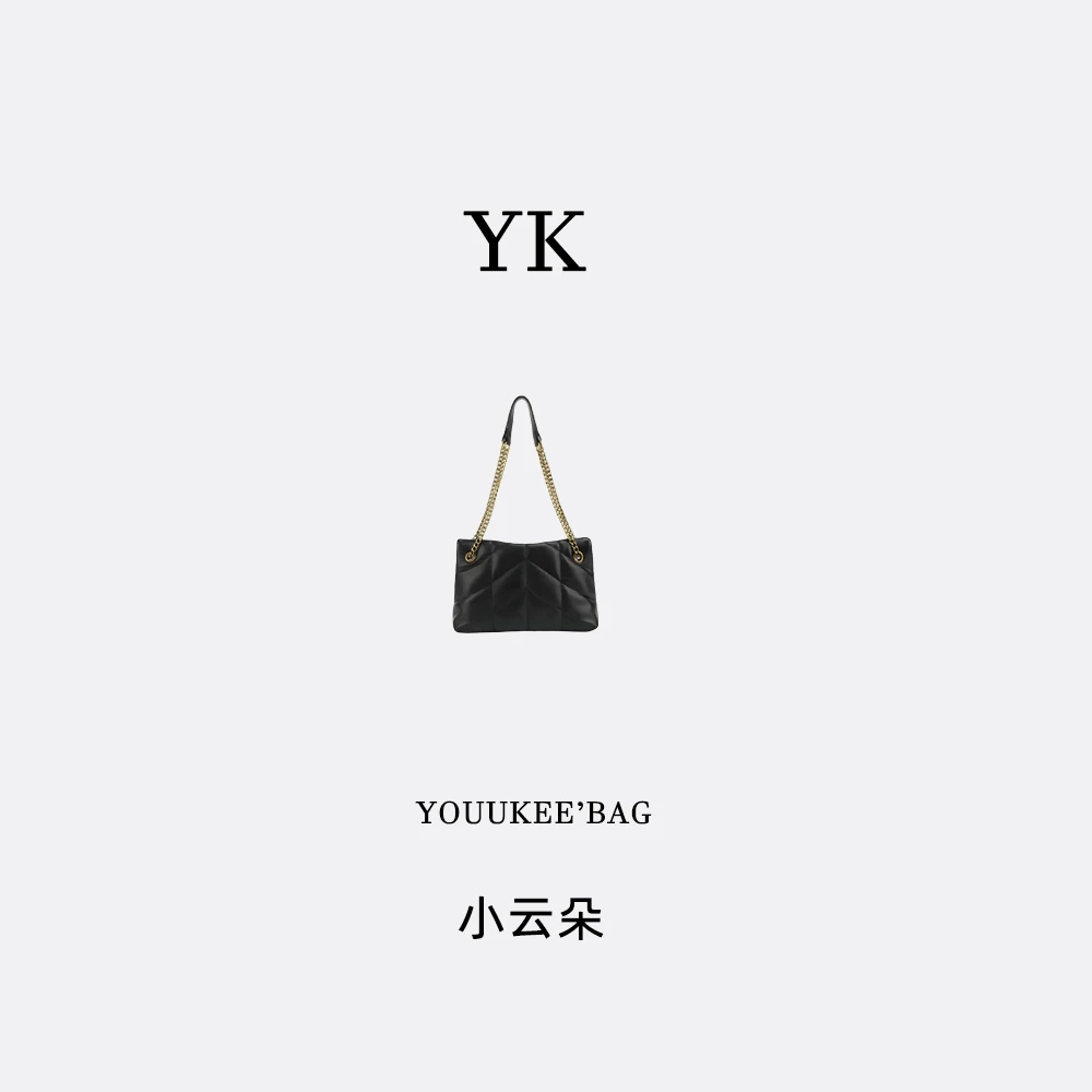 YOUUKEE/原创高定设计【小云朵羊皮手提包A191】