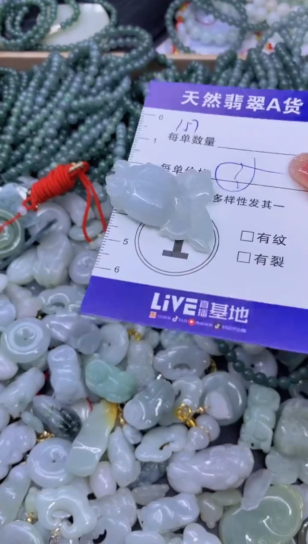 颈饰未镶嵌翡翠天然翡翠A货批量多样性发一件