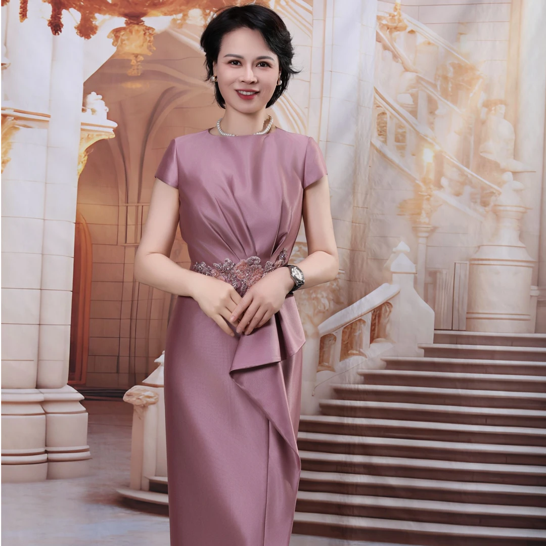 BOFEINA/帛妃娜喜婆婆喜妈妈高定回门喜妈妈高贵奢华婚庆礼服