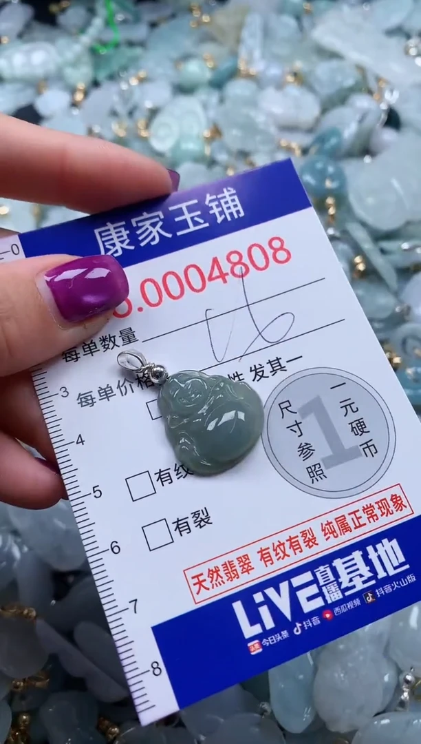 颈饰未镶嵌翡翠4808