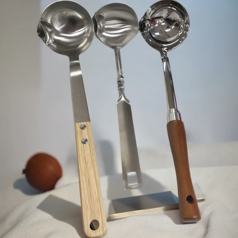 304不锈钢去油防烫分离勺滤油勺