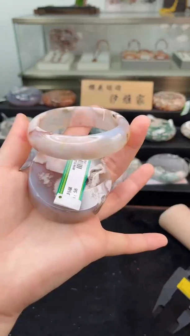 未镶嵌手镯石英质玉58圈口（赠品镯心）366563