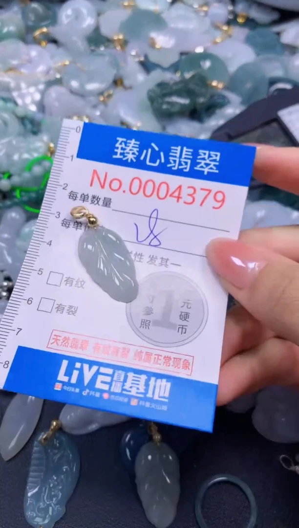 吊坠(不含链)未镶嵌翡翠4379