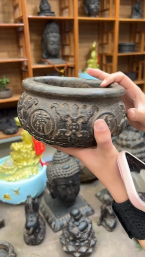 陶土【火山泥】聚宝盆
