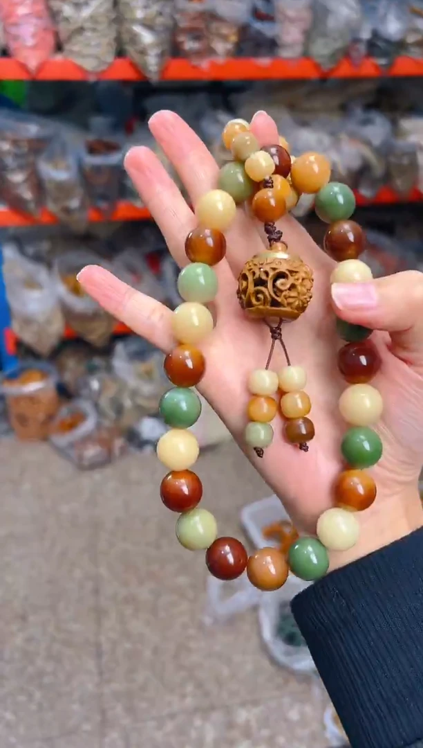 吊坠菩提根/象牙果大卡多宝香炉手持 车挂