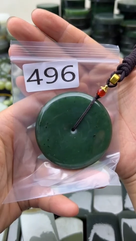 未镶嵌和田玉珠宝半成品扣子