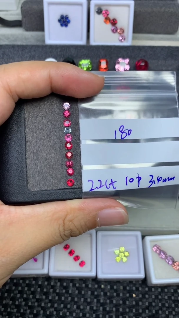 裸石尖晶石缅甸天然无烧彩尖晶石