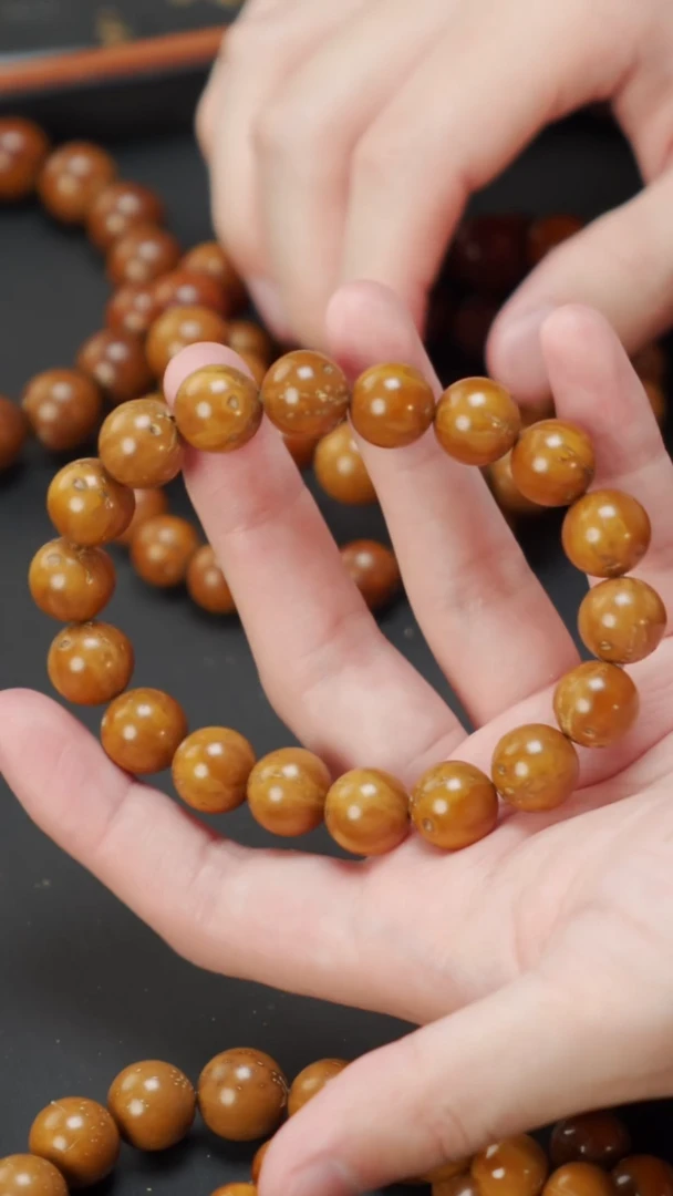 紫金鼠手串光珠多样发货