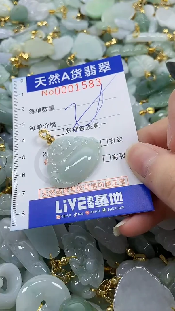 颈饰未镶嵌翡翠纯天然货a翡翠