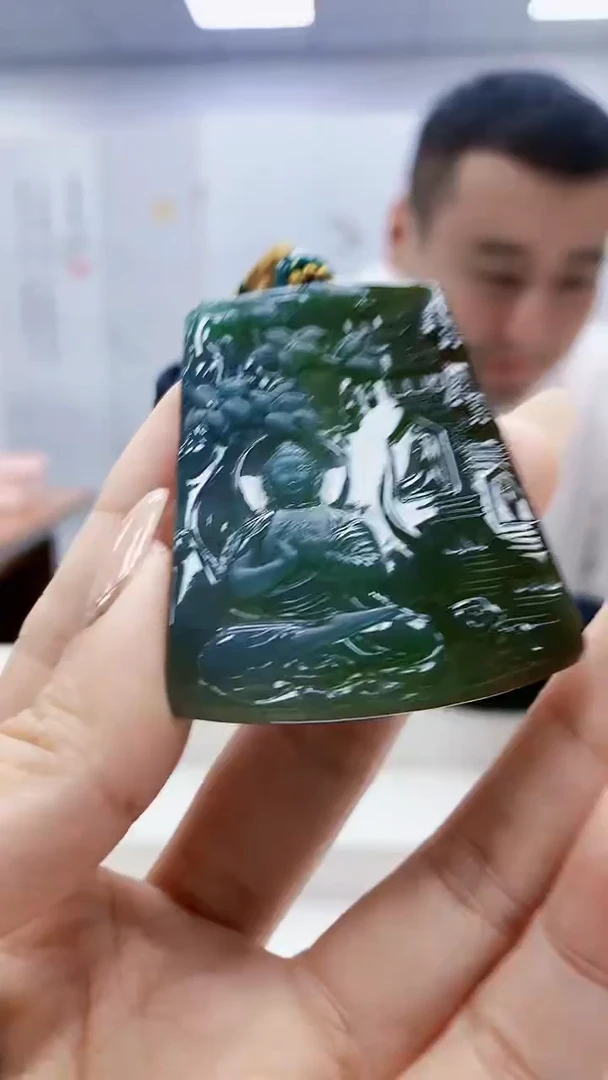 未镶嵌定制翡翠4898ty-毛货挂件53