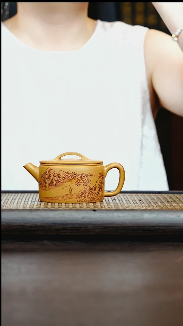 茶壶紫砂宜兴紫砂壶           13 黄金段