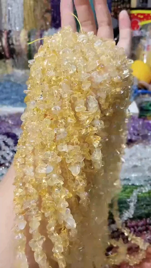 未镶嵌珠宝半成品水晶aaa黄水晶