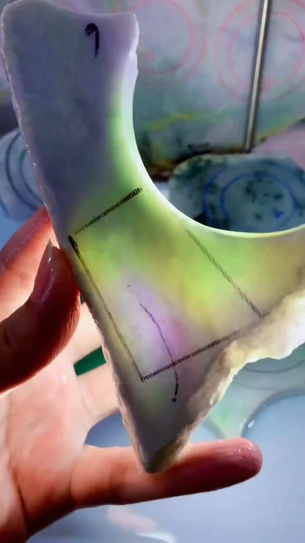 颈饰未镶嵌翡翠缅甸A货翡翠史876