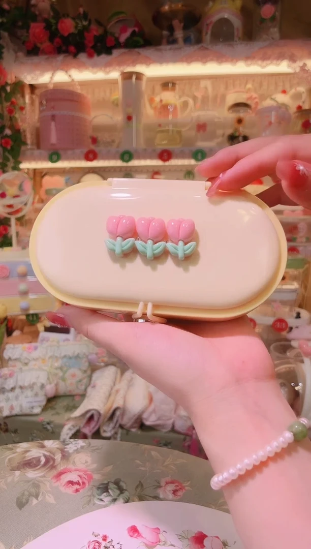 郁金香花针线盒——手工制作品质好！