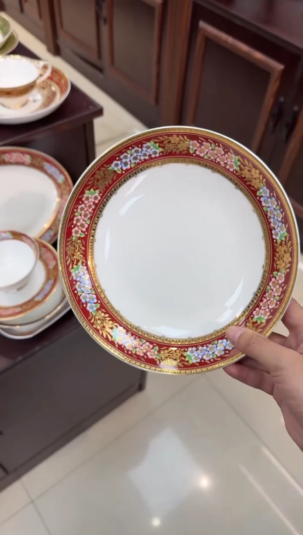 瓷片8英寸菜盘  1个