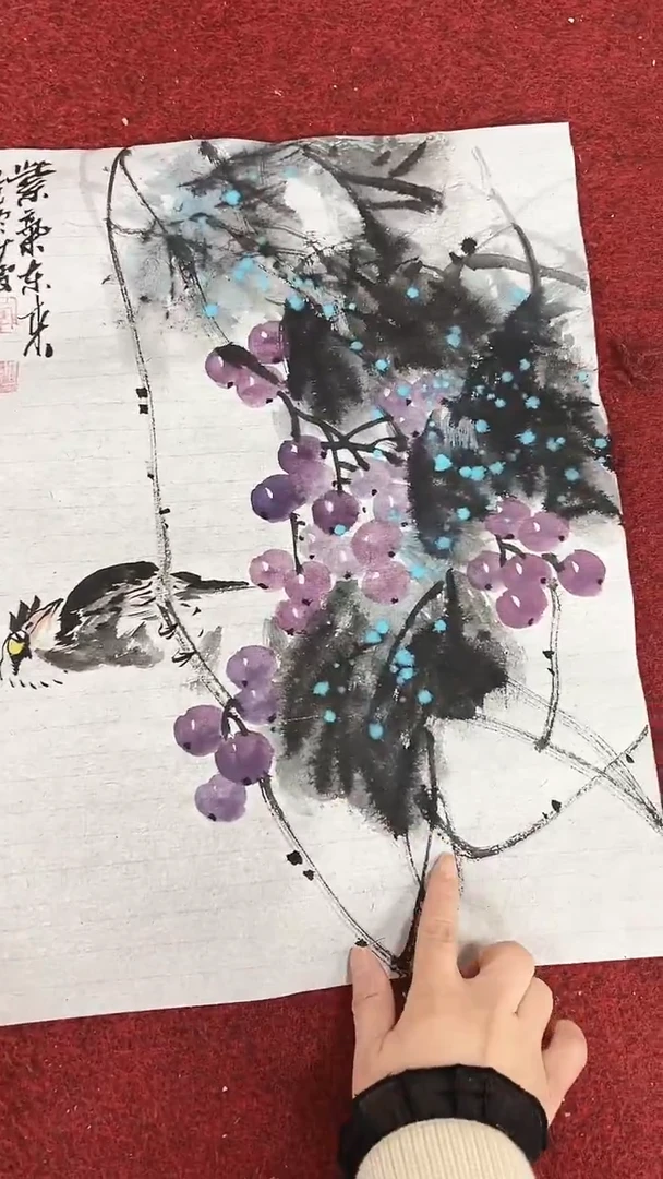 国画李少波/国画/花鸟