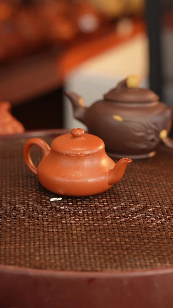 茶壶紫砂茶*友原矿手工制作全手