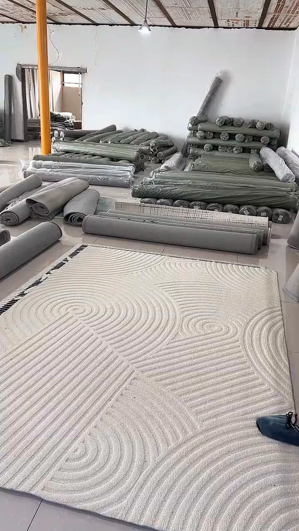 客厅床边卧室轻奢防水家用简约卧室客厅地毯