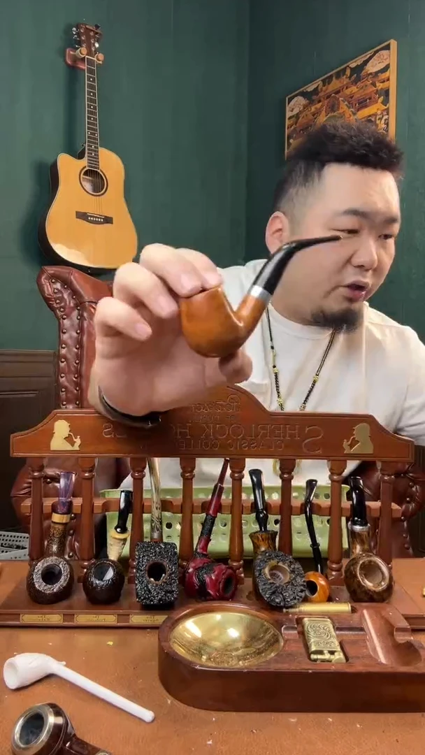 石楠木木雕款意大利进口石楠木烟斗