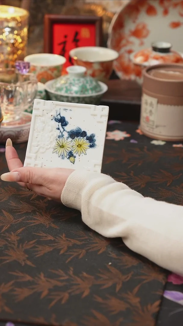 杯景德镇陶瓷杯碗柴烧多人