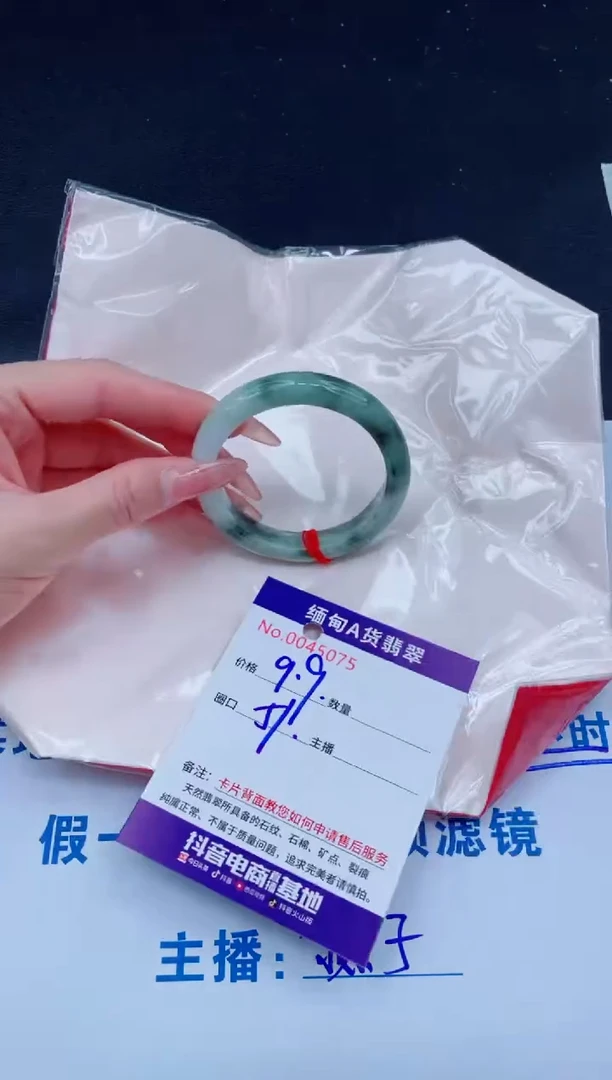 未镶嵌手镯翡翠9.9