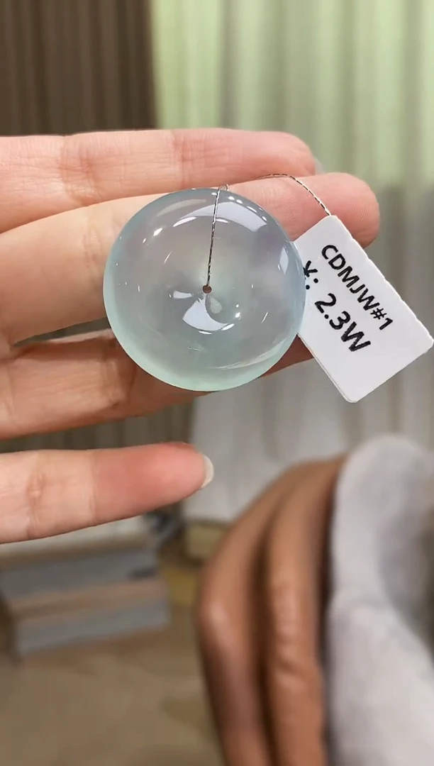 颈饰未镶嵌翡翠平安扣 30*6