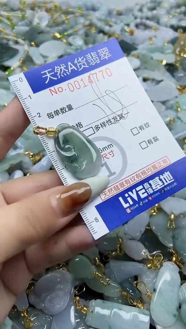 【闪购商品】翡翠颈饰未镶嵌天然A货翡翠