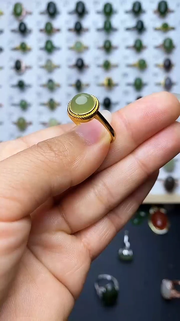 【闪购商品】和田玉戒指未镶嵌1