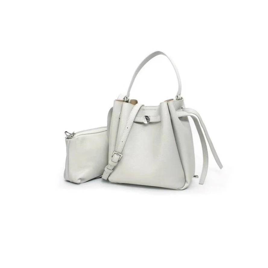 新品百搭简约单肩休闲时尚气质女包22697石膏色