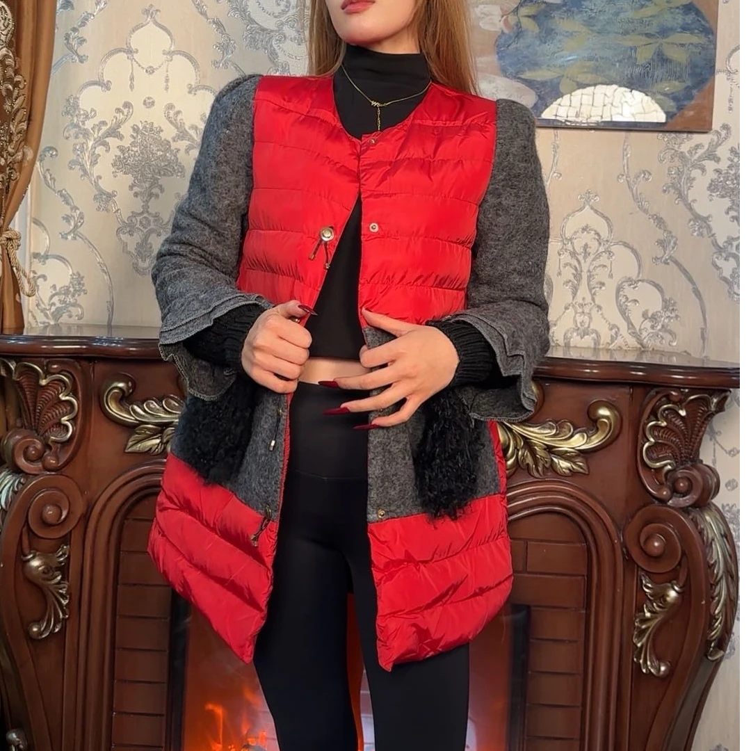 女款冬季加厚加绒休闲时尚衣服保暖002