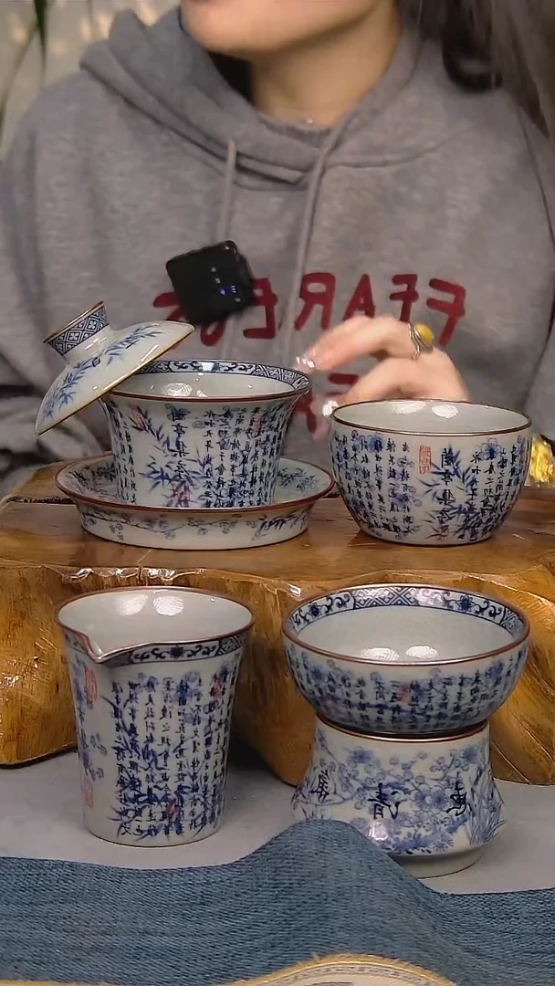 【闪购商品】4件套陶瓷茶具家用简装系列