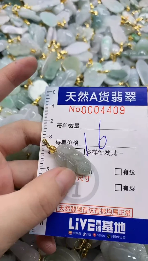 颈饰未镶嵌翡翠天然A货翡翠