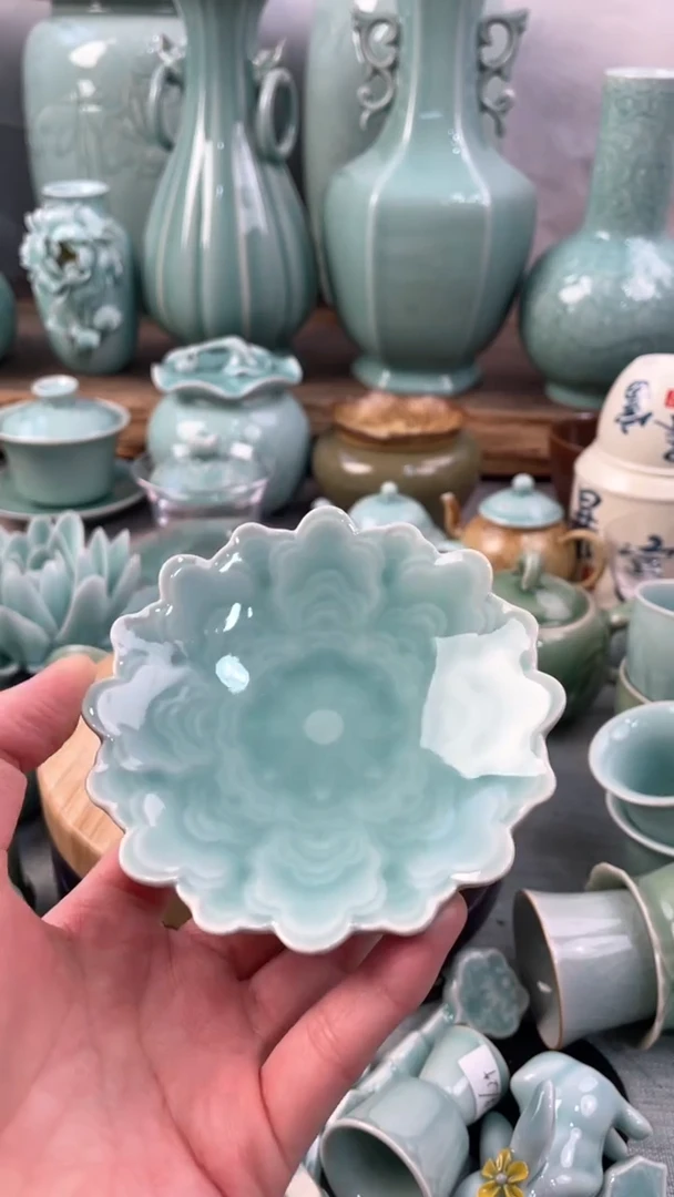 【闪购商品】特价 微瑕 慧仙青瓷
