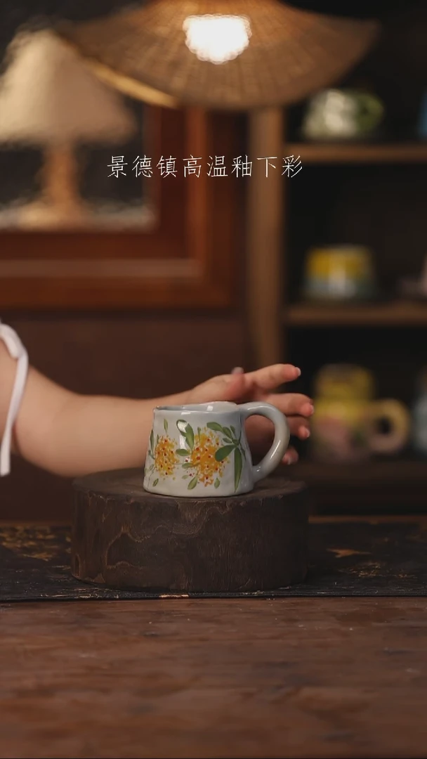 陶瓷景德镇高温釉下手绘陶瓷385